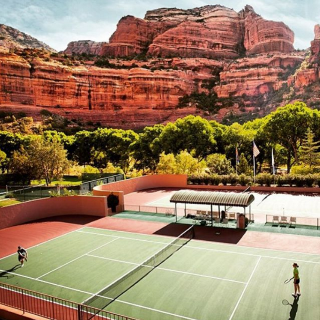 Playing Like a Pro | The World's Coolest Tennis Courts | Amuse