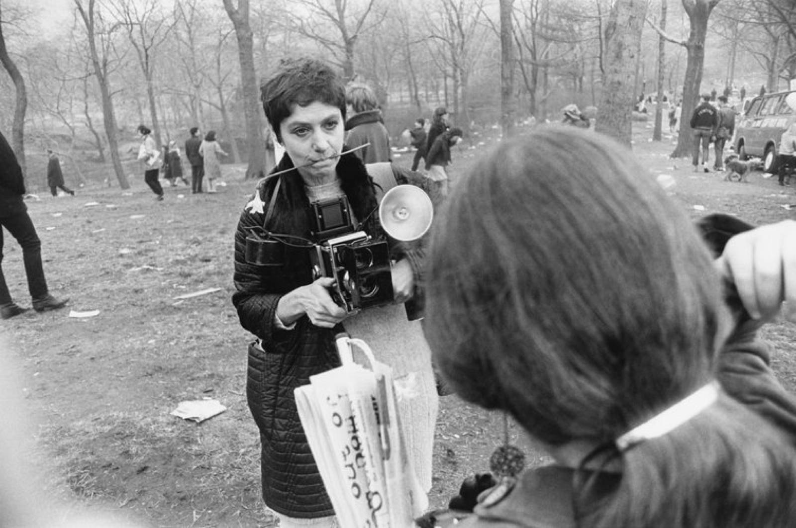 Garry Winogrand, Diane Arbus, %22Love-In%22, Central Park, New York City, 1969; © The Estate of Garry Winogrand, courtesy Fraenkel Gallery, San Francisco