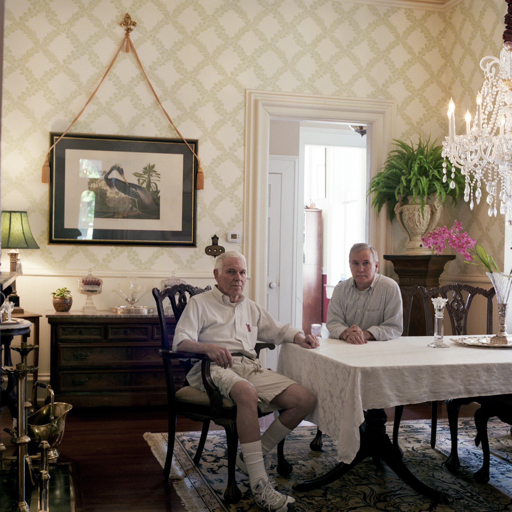 Tanja Hollander, Gar Allen + Larry Bennett, St.Louis, Missouri, 2012. Archival pigment print 42x42"