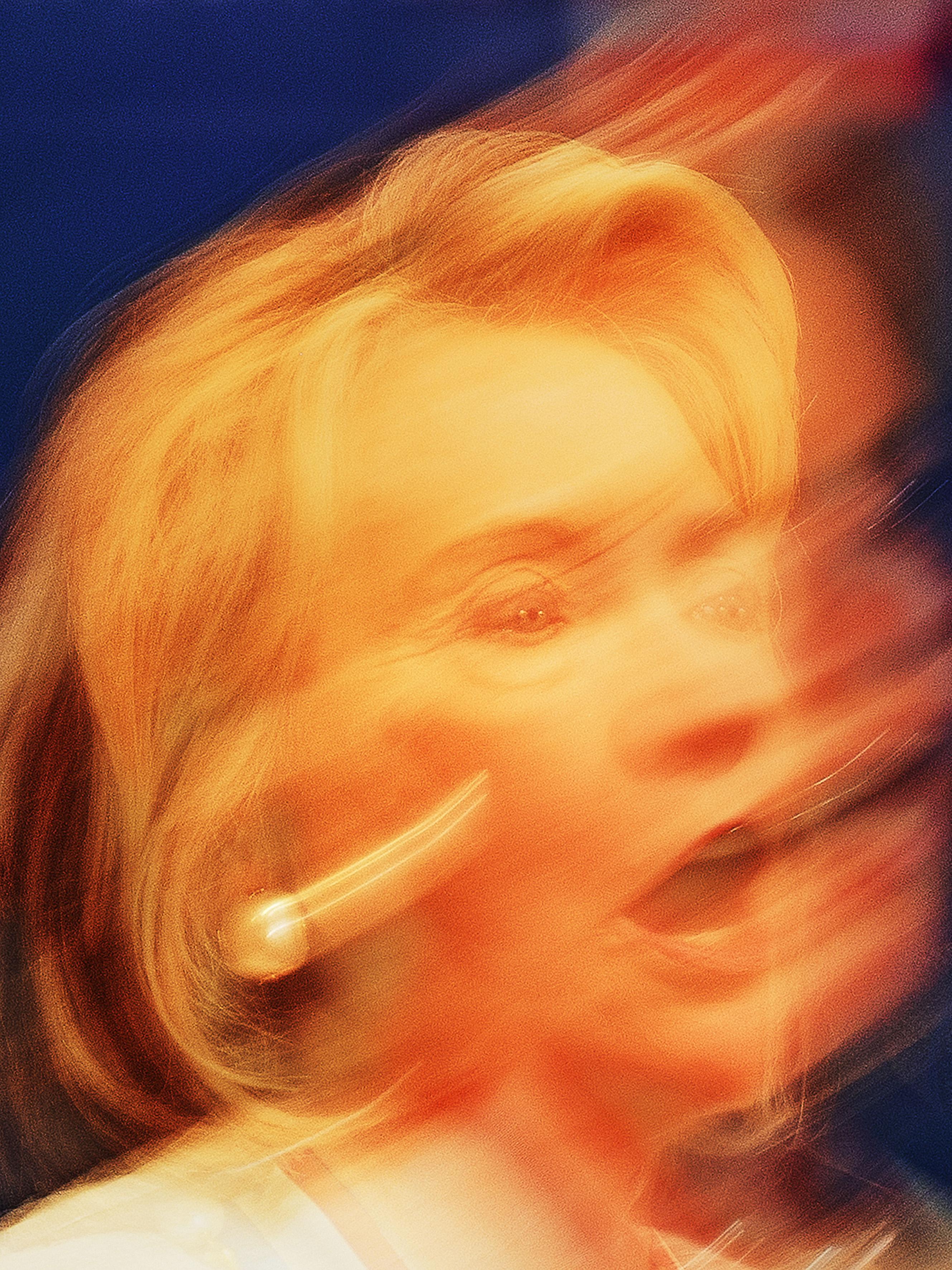 USA. Philadelphia. 2013. Hillary Clinton at the Liberty Awards, held at the Nation Constitution Center. Images for use only in connection with David Hurn's Swaps exhibition at Photo London • These images are for one time use only and must not be electronically stored in an media asset retrieval database • Two Magnum images from this press set can be used without fees for online or inside print use up to 1/2 page only. Please contact Magnum to use on any front covers. • Images must be credited and captioned as outlined by Magnum Photos • Images must not be overlaid with text, cropped or altered in anyway without permission from Magnum Photos.