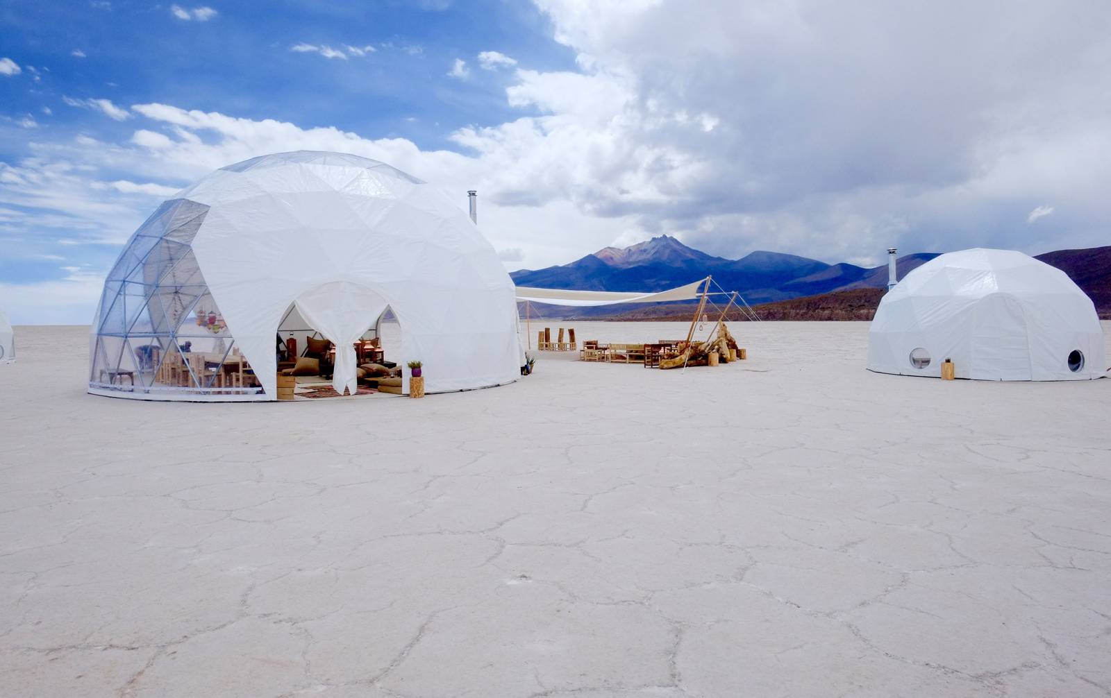 Blink Dome on the Uyuni Salt Flats (Bolivia)