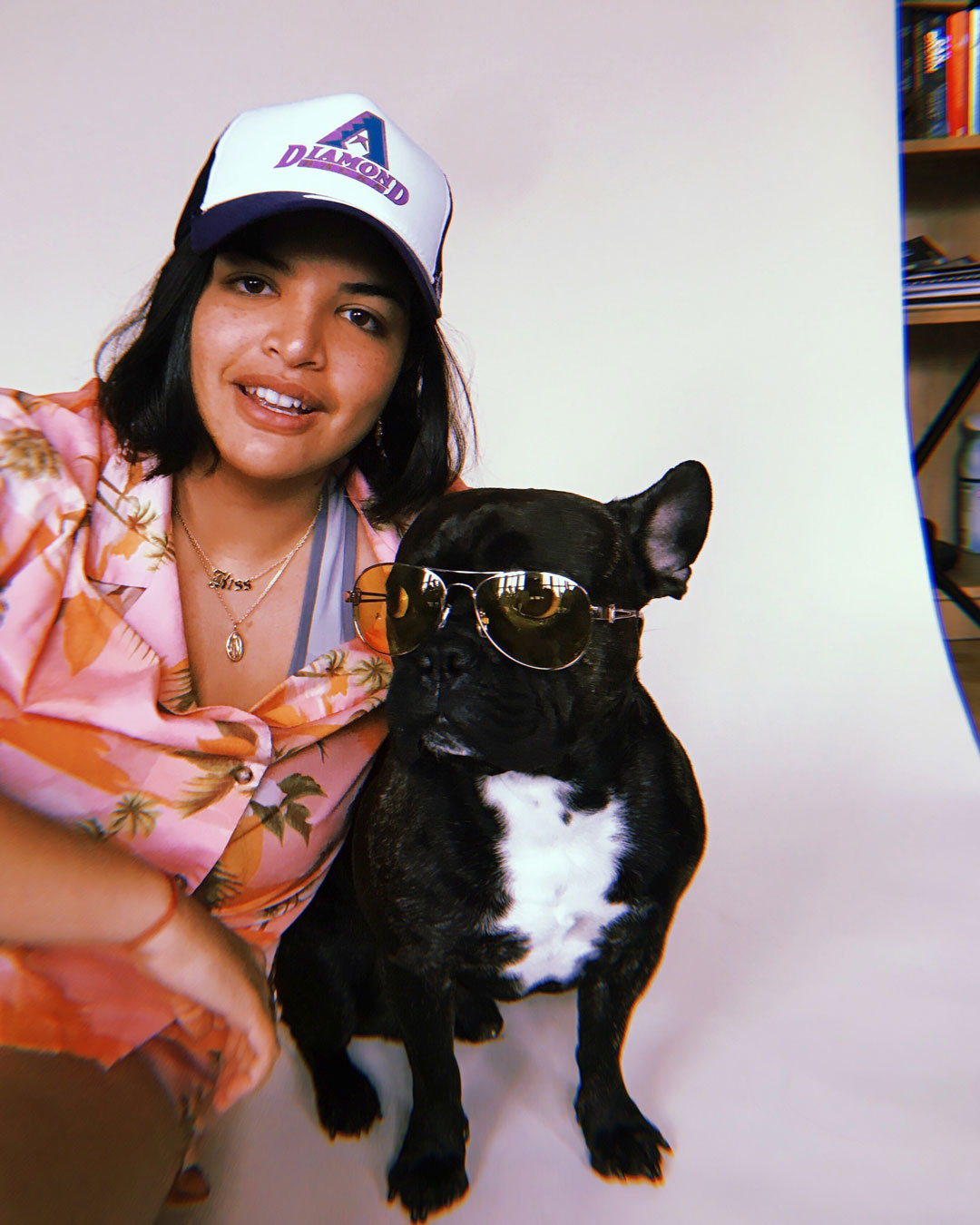 Emma-Breschi-Model-Interview---Emma-Breschi-and-her-dog