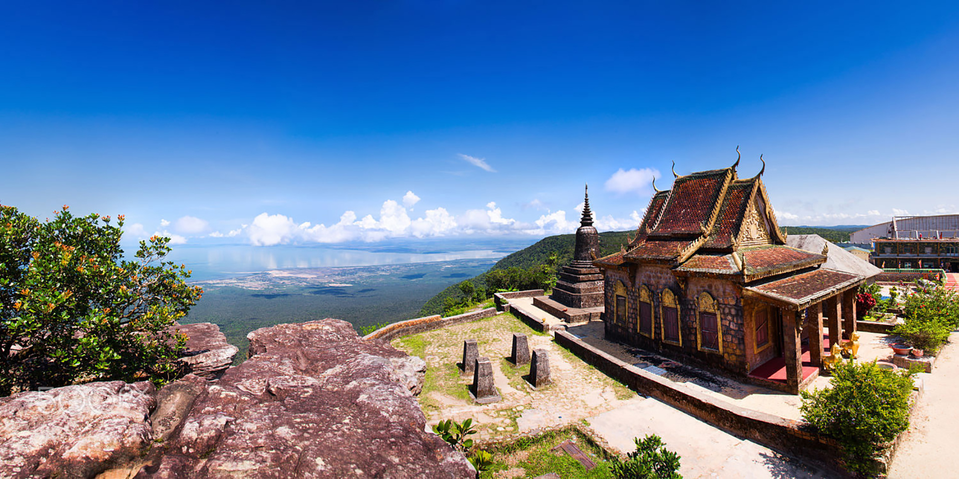 Wat Sampov Pram, Bokor, Cambodia
