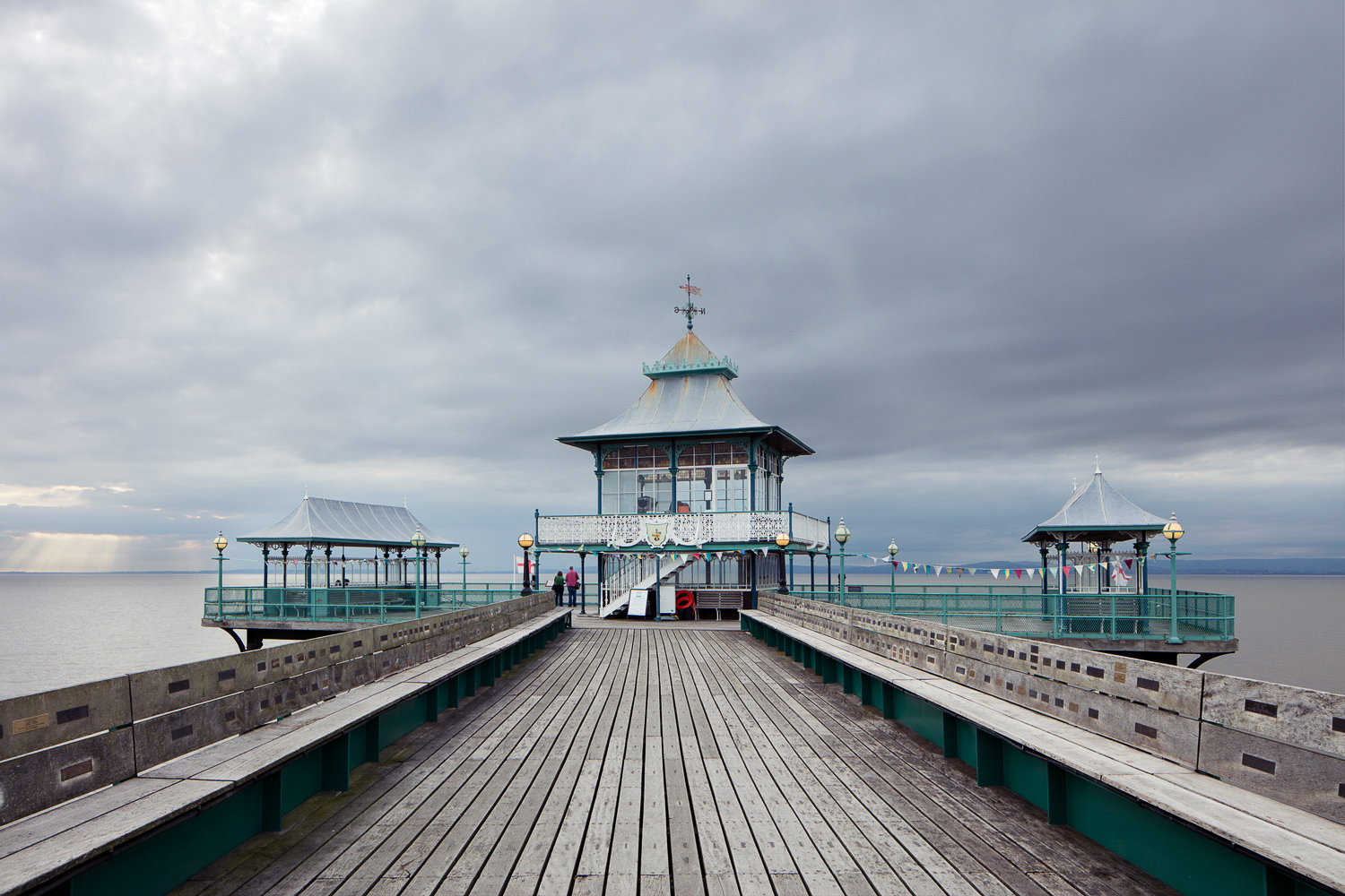 Seaside Shelters of British seaside towns Margate, Hastings architectureWS-SS-CLEVEDON-PIER