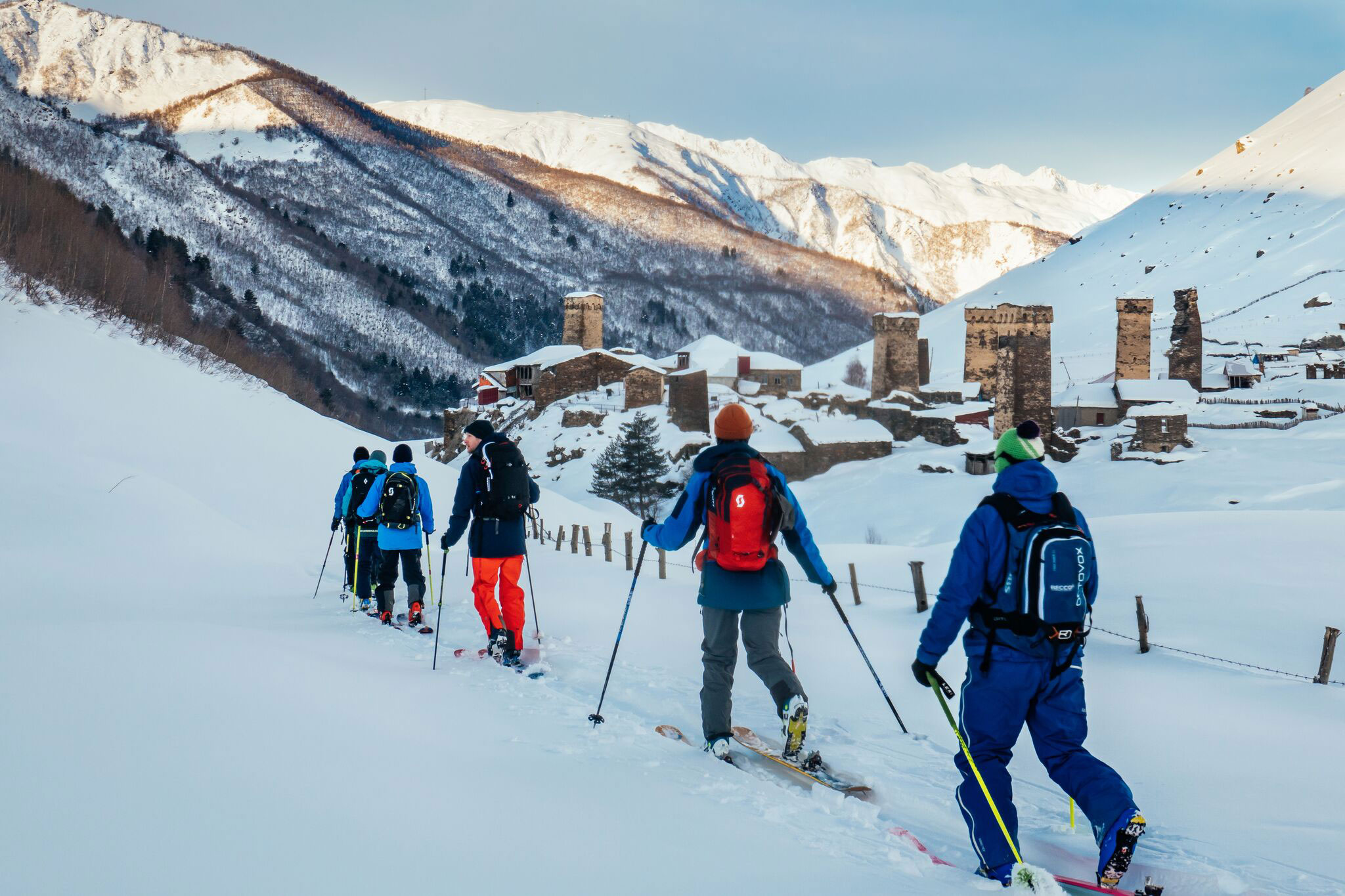 Ski-Touring-in-Georgia-Svan-Towers